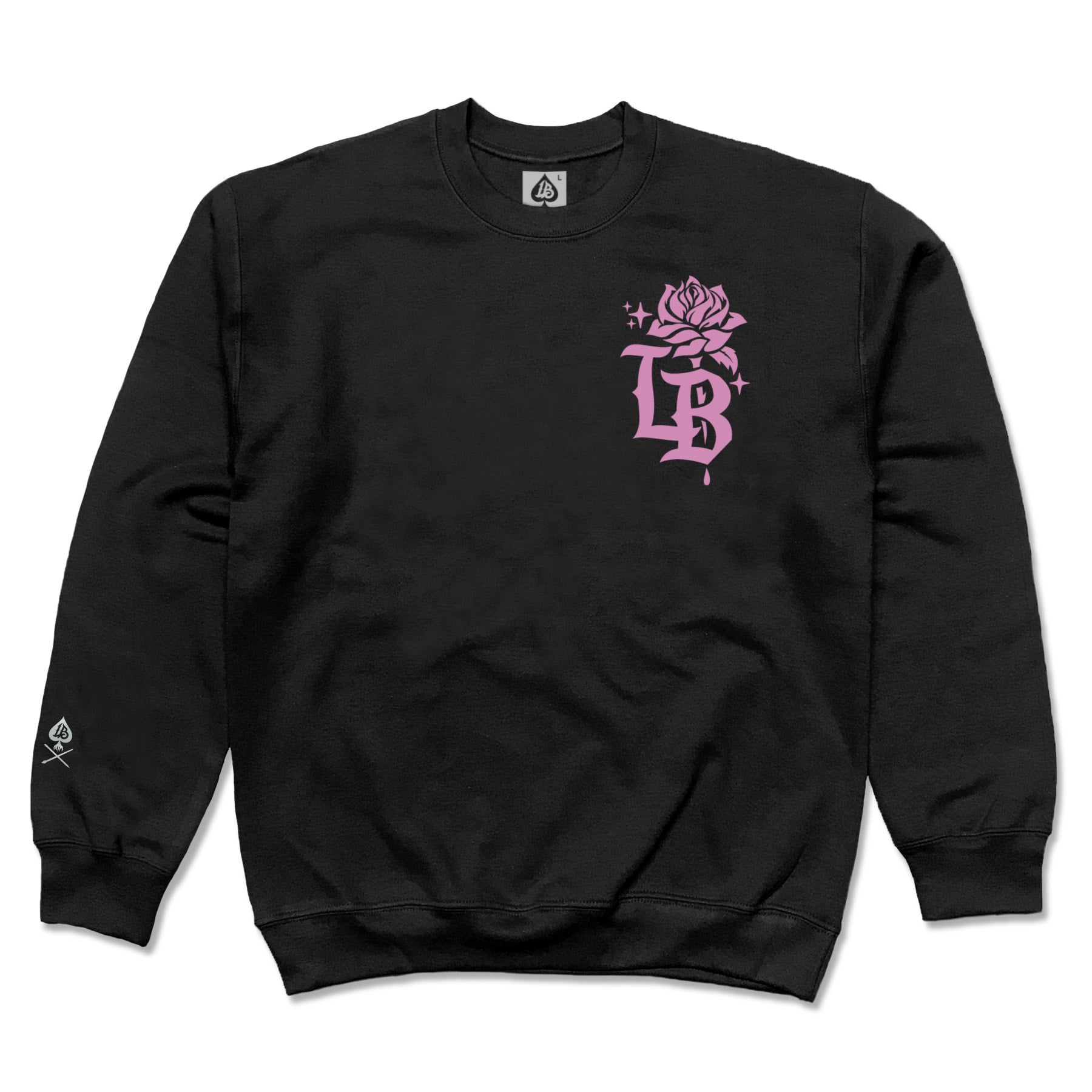 LOVE KINGDOM BLACK PINK CREWNECK 1897LB